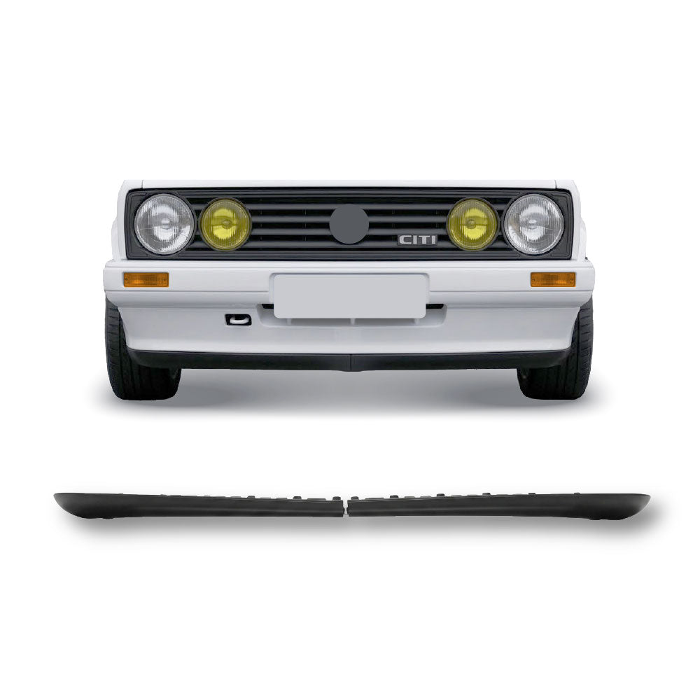 GOLF 1 / JETTA 2 8 VALVE FRONT LIP 2 PIECE BLACK