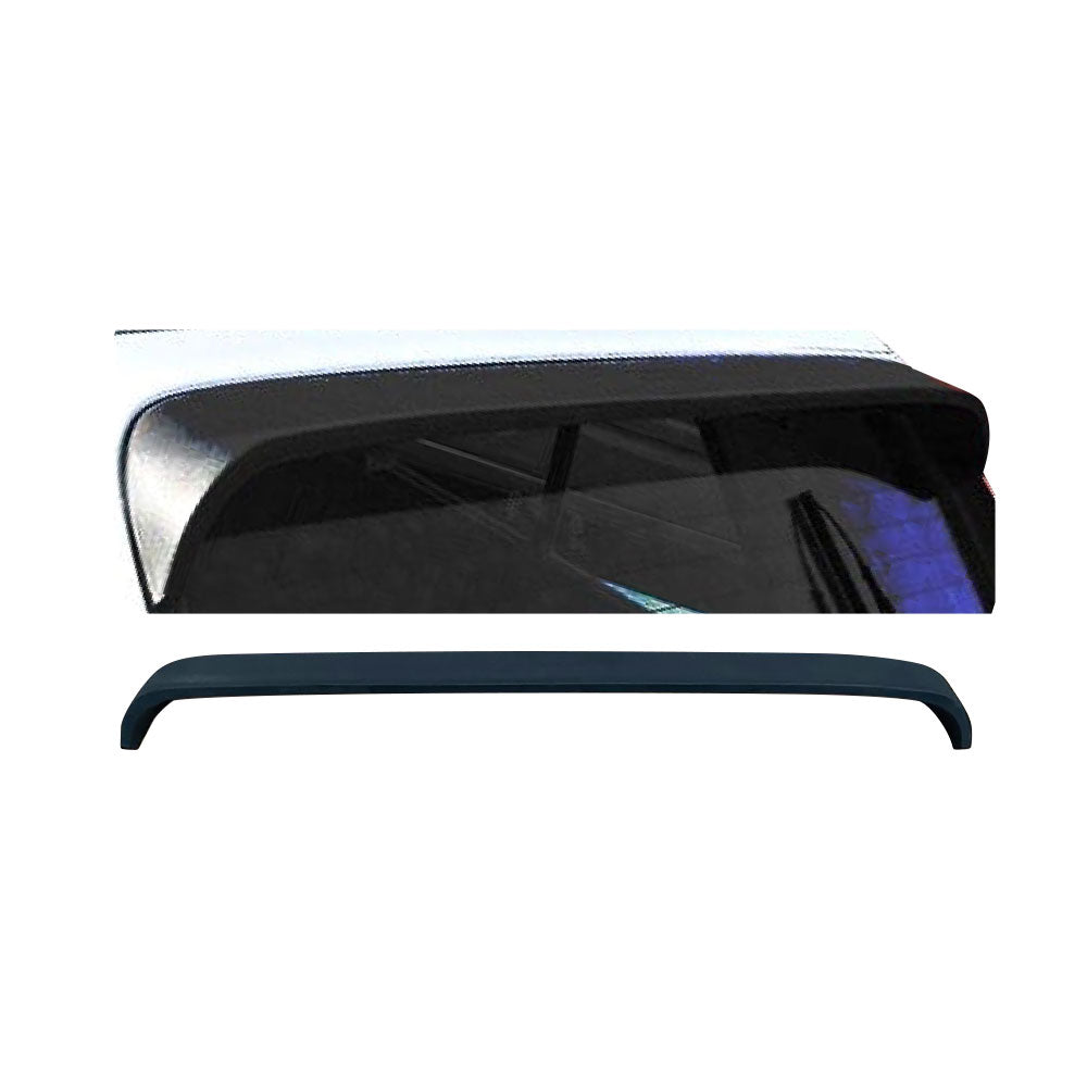 GOLF 1 KAMEI RUBBER BOOT SPOILER - GLOSS BLACK