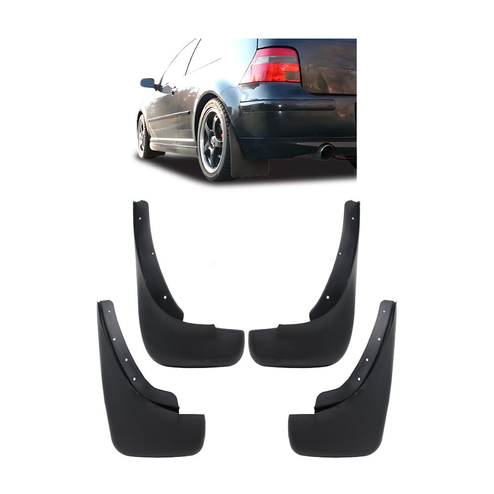 GOLF 4 & JETTA 4 SHORT MUDFLAPS 4 PIECE SET