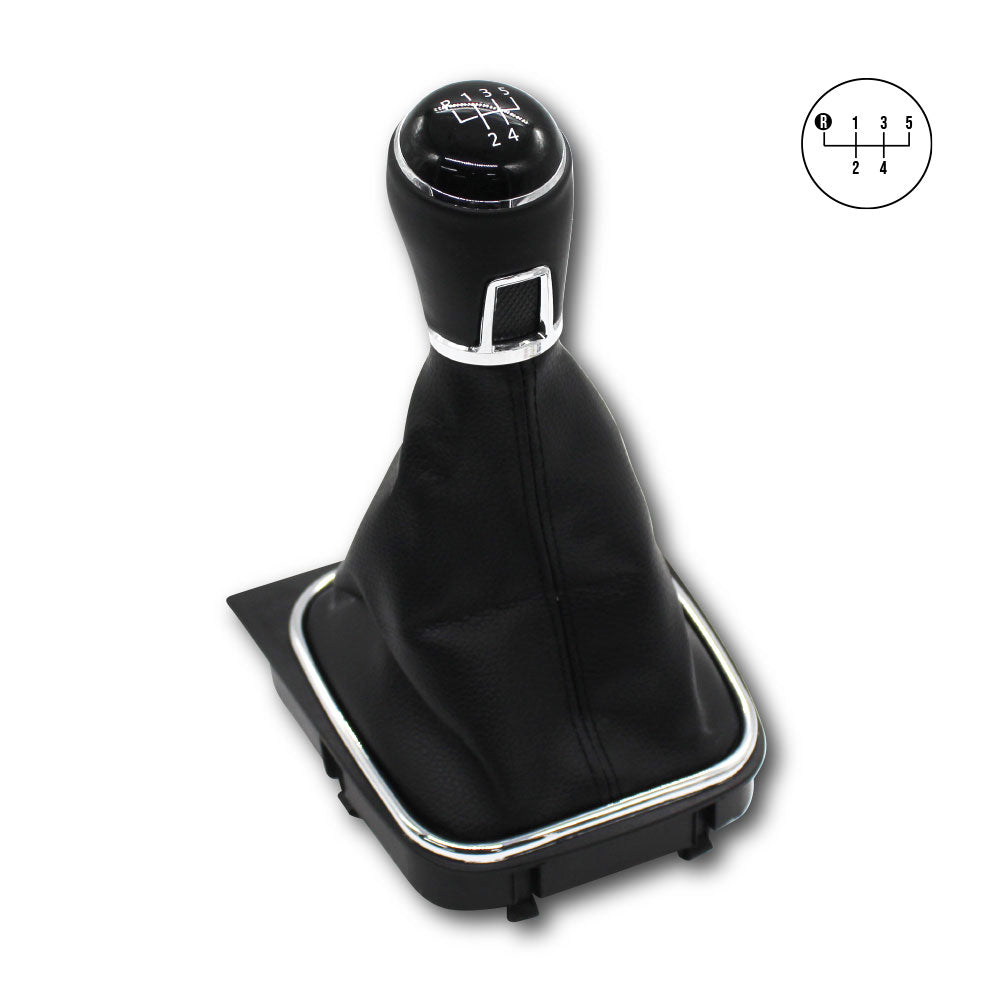 GOLF 6 5 SPEED GEAR KNOB WITH BOOT + BASE