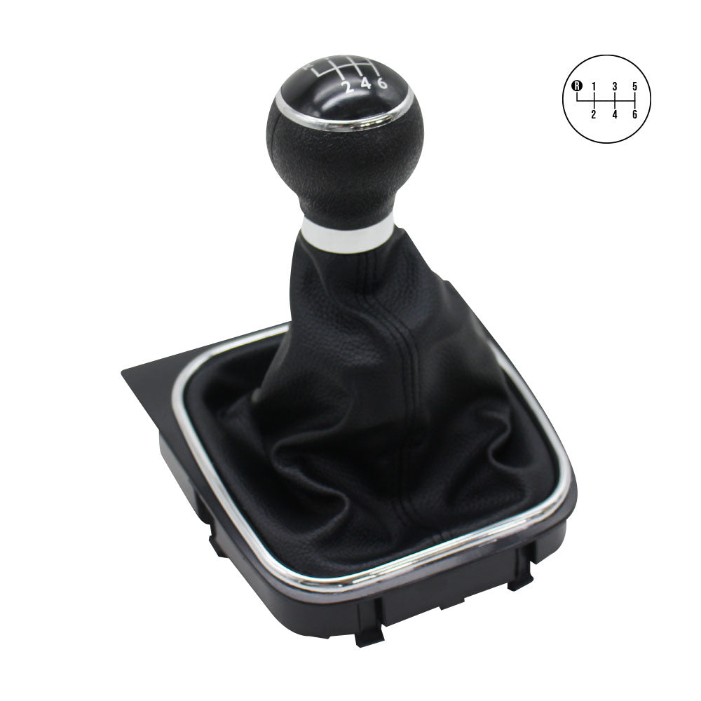 GOLF 6 6 SPEED GEAR KNOB WITH BOOT + BASE
