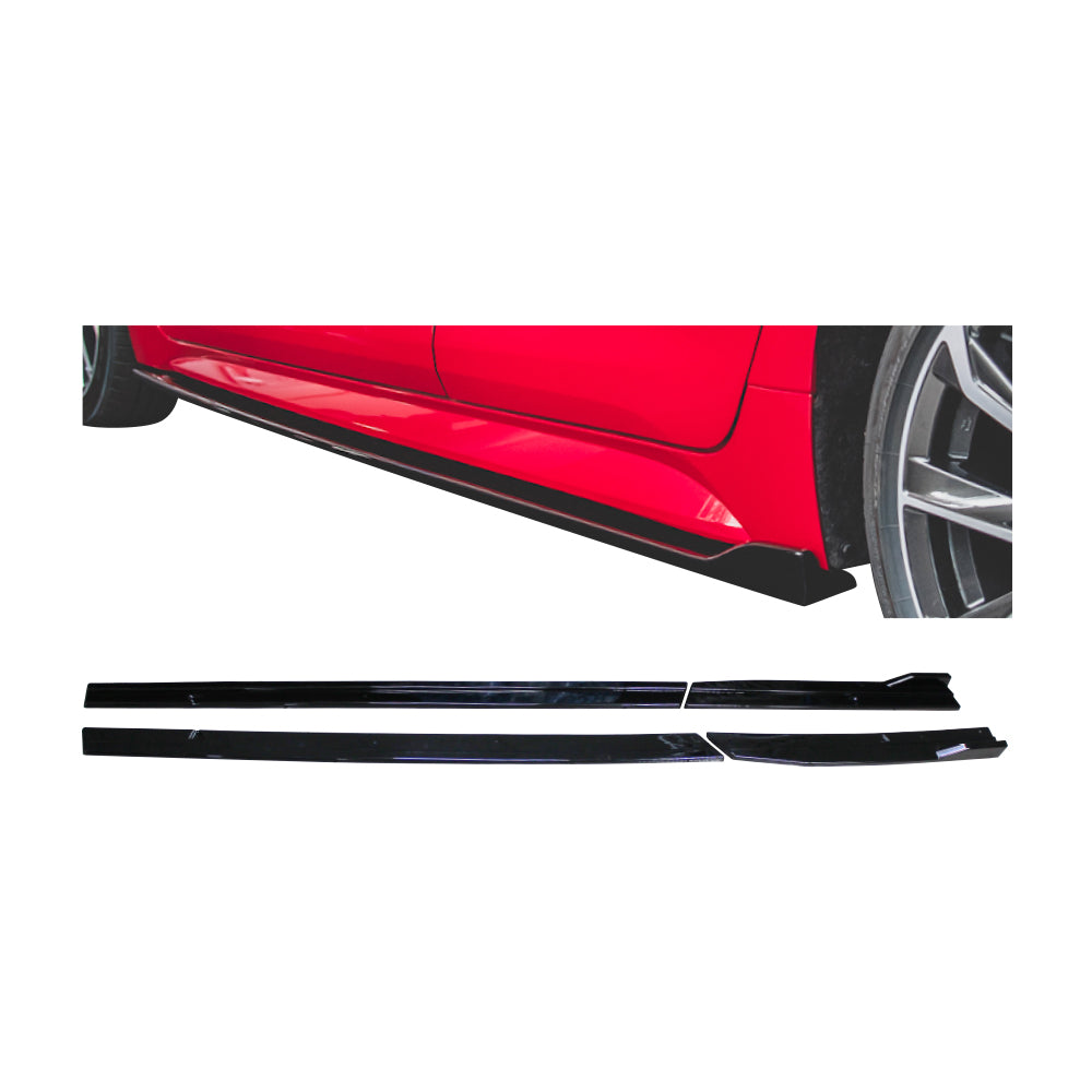 GOLF 7 GTI ABT STYLE SIDE SKIRTS 4 PIECE GLOSS BLACK