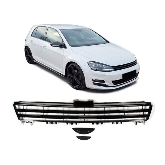 GOLF 7 GTI/R DEBADGED GRILL 7R STYLE - BLACK