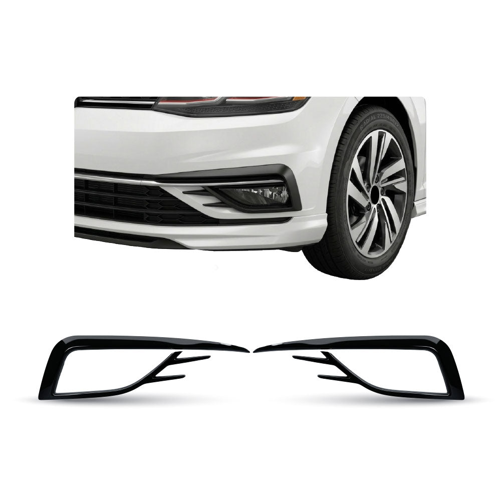 GOLF 7.5 2017+ FRONT BUMPER FOG LIGHT CANARD