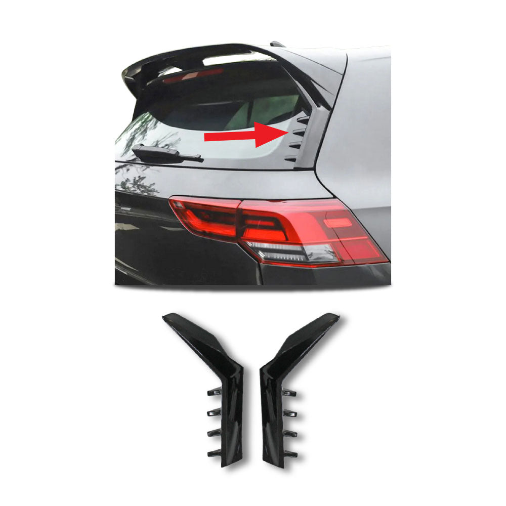 GOLF 8 BLADE BOOT EXTENSION SIDE EXTENSIONS - GLOSS BLACK