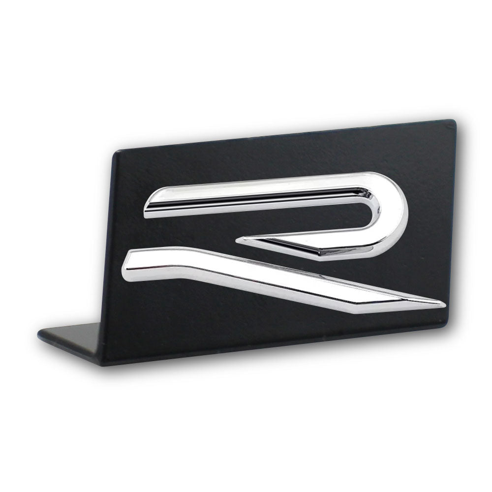 GOLF 8 STYLE R LOGO CLIP ON BADGE CHROME