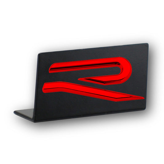 GOLF 8 STYLE R LOGO CLIP ON BADGE RED