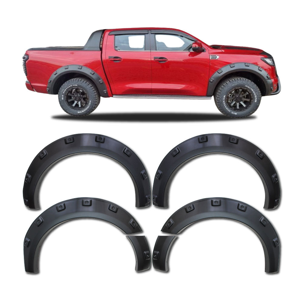GWM PASSENGER 2021+ STUDDED WHEEL ARCHES 6 PIECE SET