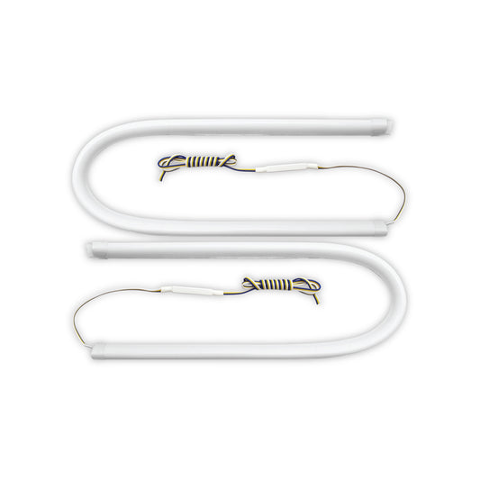 Audi Long LED Bar White & Orange 60cm