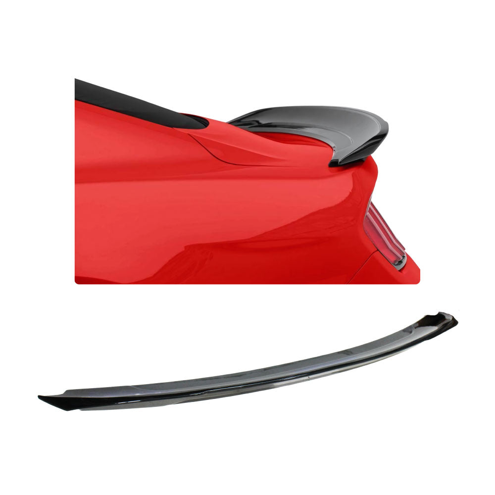 SUITABLE TO FIT MUSTANG 2015-2023 GT STYLE BOOT SPOILER GLOSS BLACK