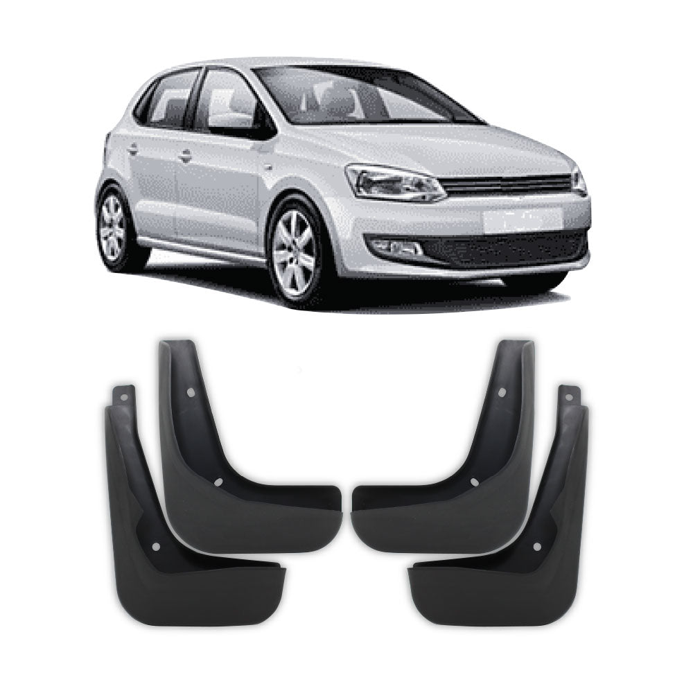 POLO 6 2010+ MK4 SHORT MUDFLAPS 4 PIECE SET