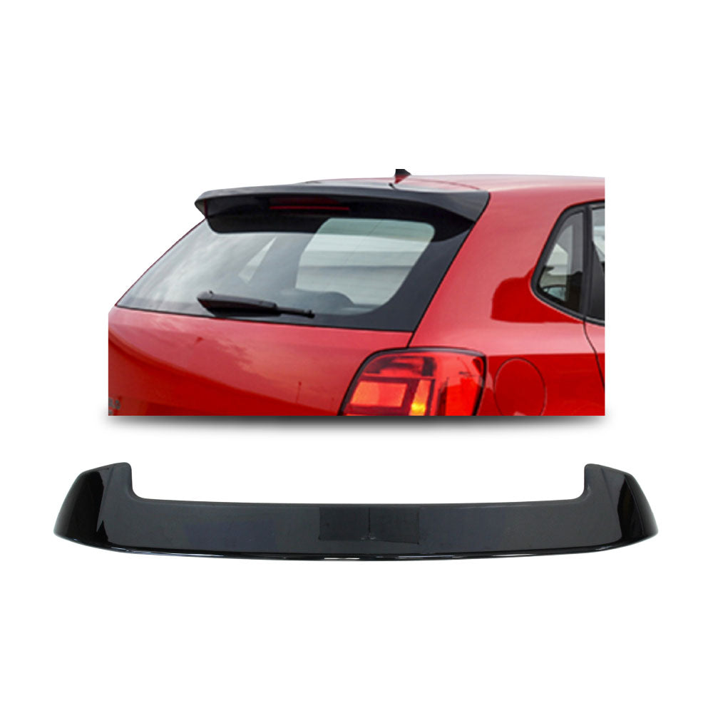 POLO 6 FLUSH FIT ROOF SPOILER - GLOSS BLACK