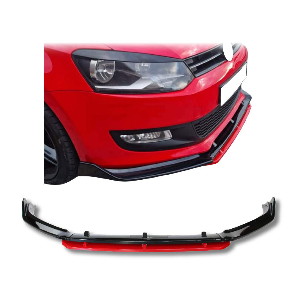 POLO 6 FRONT LIP 4 PIECE GLOSS BLACK WITH RED TIP