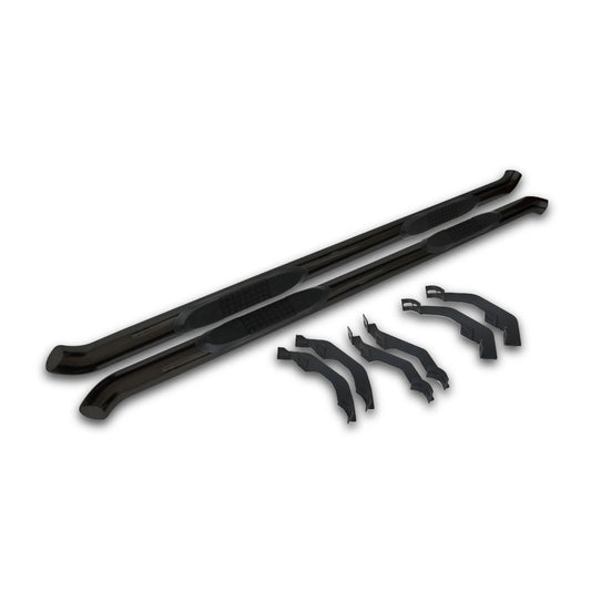SUITABLE TO FIT RANGER 2012-2022 B GRADE STAINLESS STEEL 3 INCH SIDE STEPS BLACK