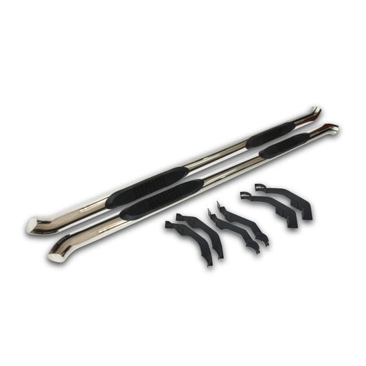 SUITABLE TO FIT RANGER 2012-2022 CHROME B GRADE STAINLESS STEEL 3 INCH SIDE STEPS