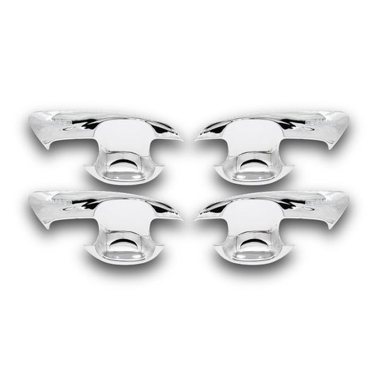 SUITABLE TO FIT RANGER 2012+ 4 PIECE CHROME DOOR BOWLS