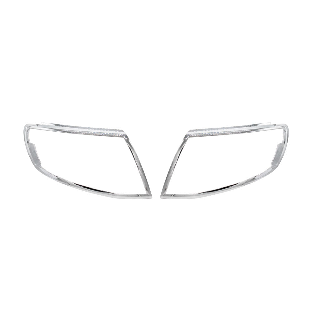 SUITABLE TO FIT RANGER 2012+ CHROME HEADLIGHT TRIMS