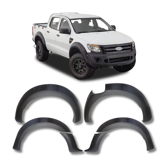 SUITABLE TO FIT RANGER 2012+ STUDDED 9 INCH WHEEL ARCHES MATT BLACK