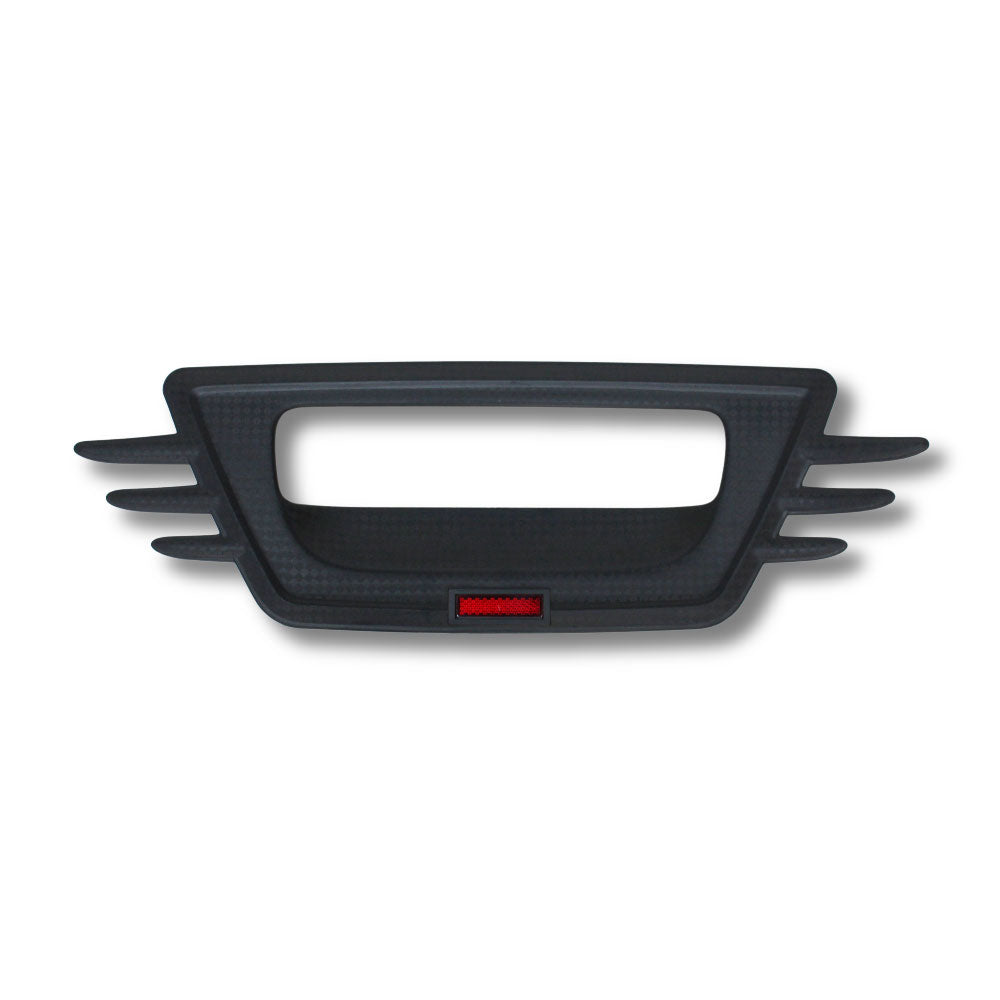 SUITABLE TO FIT RANGER 2012+ TAILGATE SURROUND BLACK WITH REFLECTOR