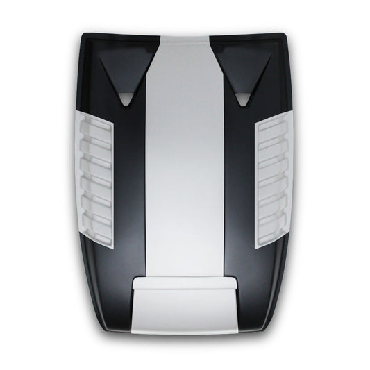 SUITABLE TO FIT RANGER 2012+ V STYLE BONNET SCOOP BLACK & WHITE