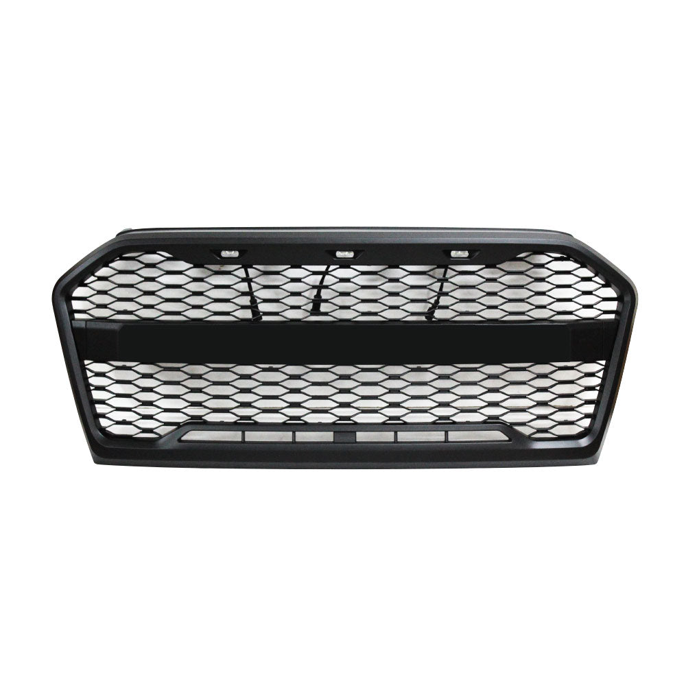 SUITABLE TO FIT 2016 FORD RANGER HONEYCOMBE GRILL WITH 3x WHITE LED