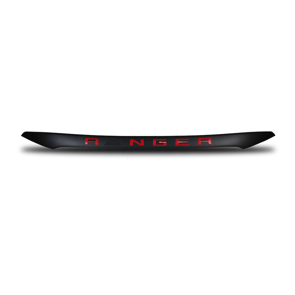SUITABLE TO FIT RANGER 2016+ STICK ON BONNET GUARD MATT BLACK