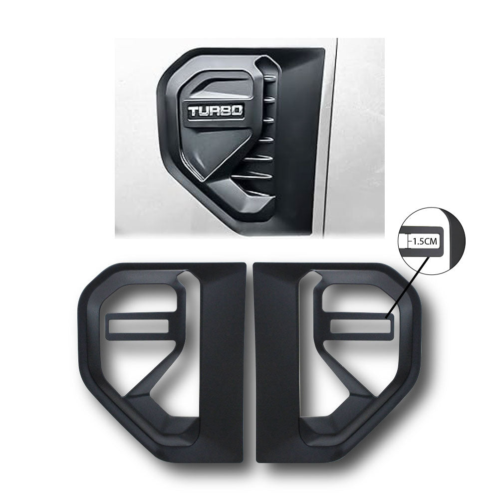 SUITABLE TO FIT RANGER 2023+ FENDER VENT 4X2 TURBO MODEL 2 PIECE BLACK