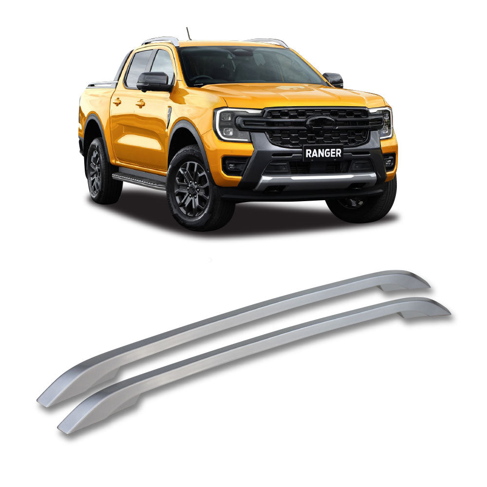 SUITABLE TO FIT RANGER 2023+ STICK ON ROOF RACKS SILVER