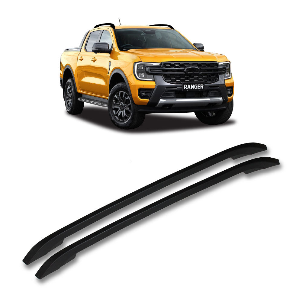 SUITABLE TO FIT RANGER 2023+ STICK ON ROOF RACKS BLACK