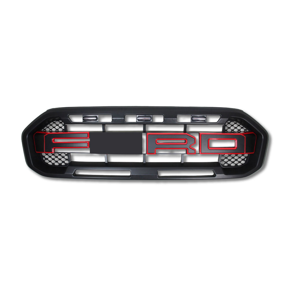 SUITABLE TO FIT RANGER T8 2019+ LED SMALL GRILL RED LETTERING