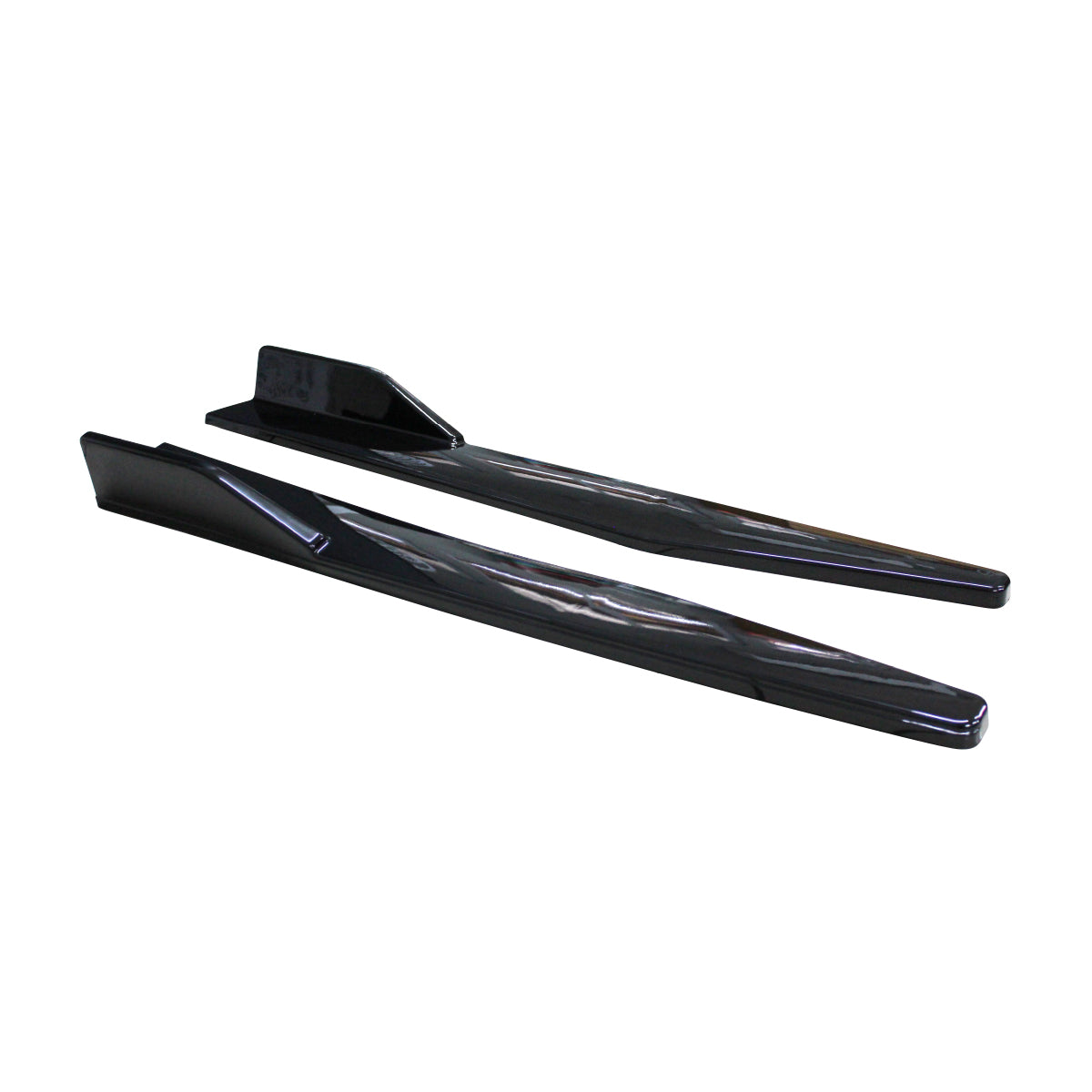 UNIVERSAL BMW X5 STYLE UPTURN SIDE SKIRT 86CM GLOSS BLACK