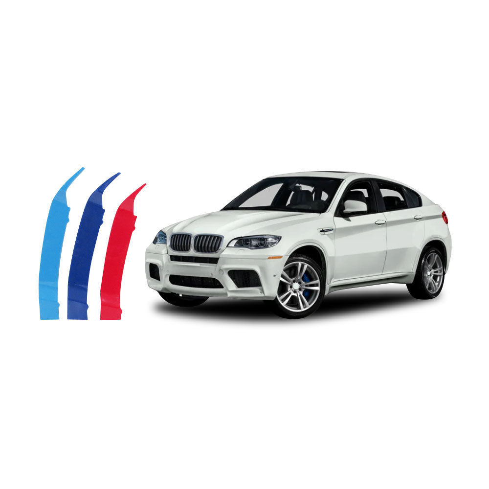 SUITABLE TO FIT BMW X6 E72 2012-2014 M COLOUR KIDNEY GRILL CLIPS