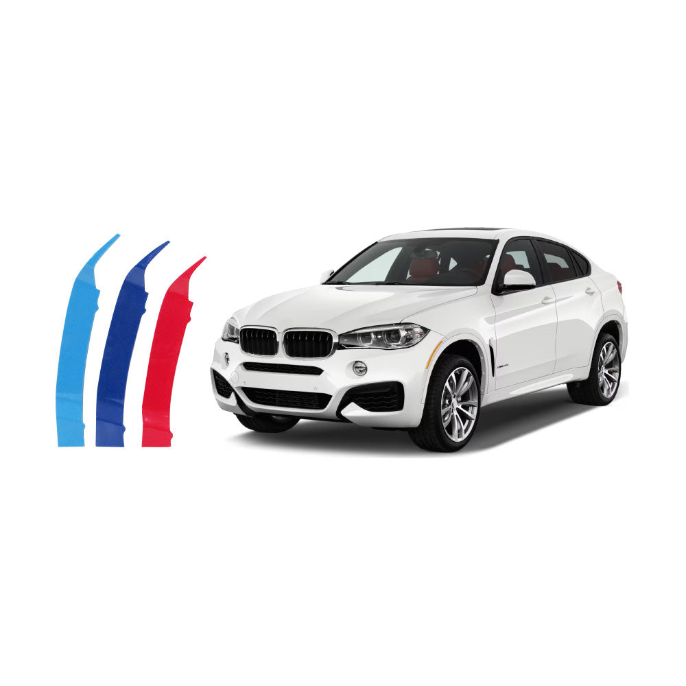 SUITABLE TO FIT BMW X6 F16 2015+ M COLOUR KIDNEY GRILL CLIPS