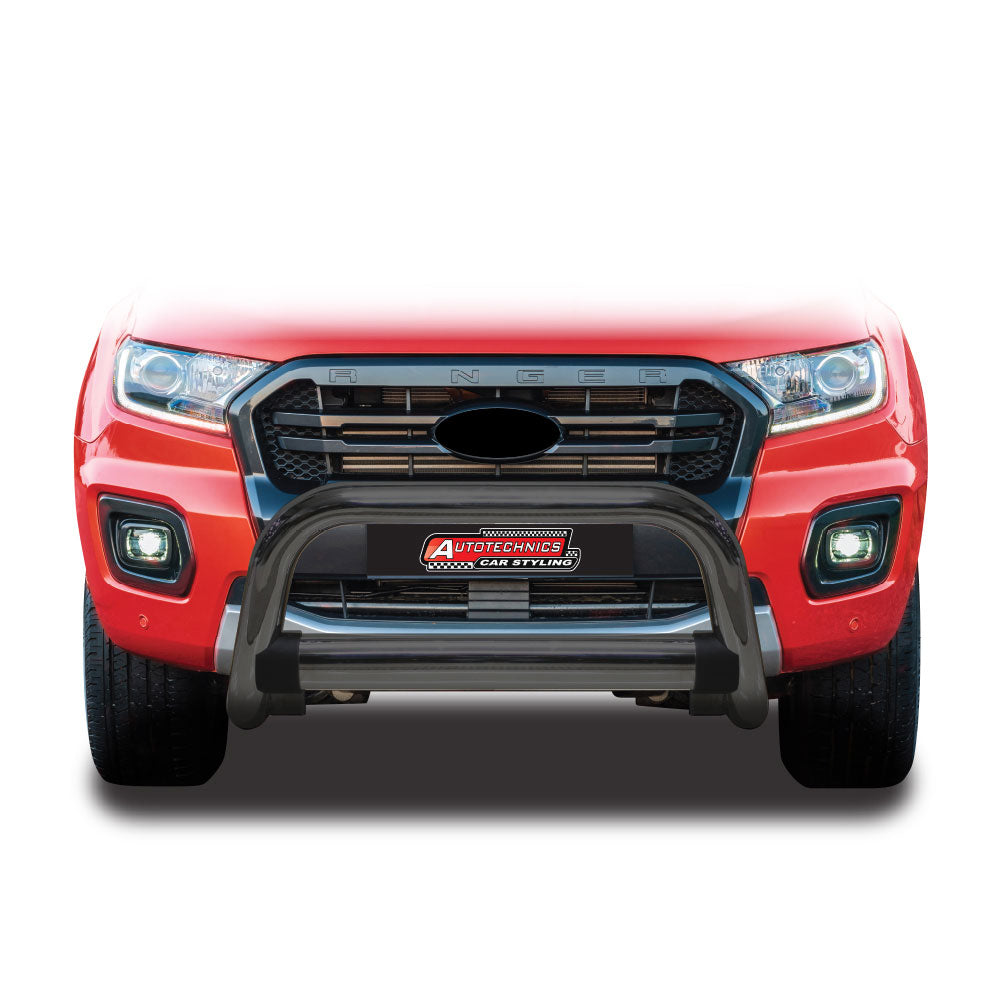 SUITABLE TO FIT RANGER 2012-2018 BLACK 3 INCH NUDGE BAR