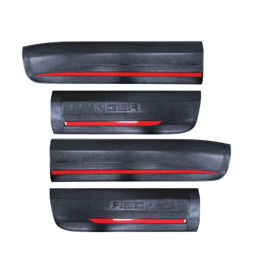 SUITABLE TO FIT RANGER DOOR CLADDING RED AND BLACK