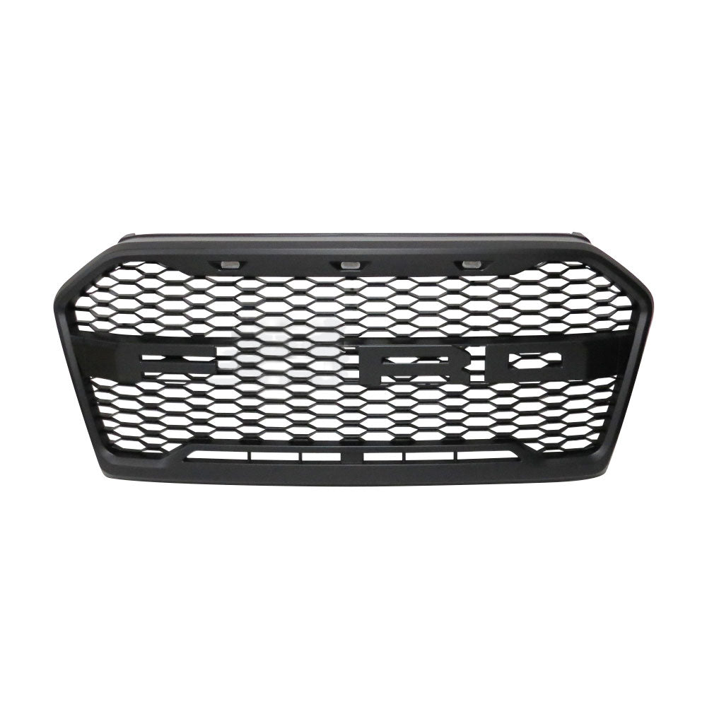 SUITABLE TO FIT RANGER T7 2016+ LED BIG GRILL FORD LOGO BLACK