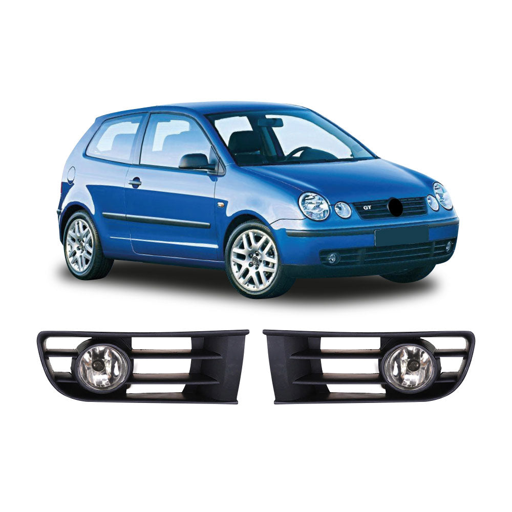 VW POLO 2002-2005 MK2 FOG LIGHTS WITH HOLDERS
