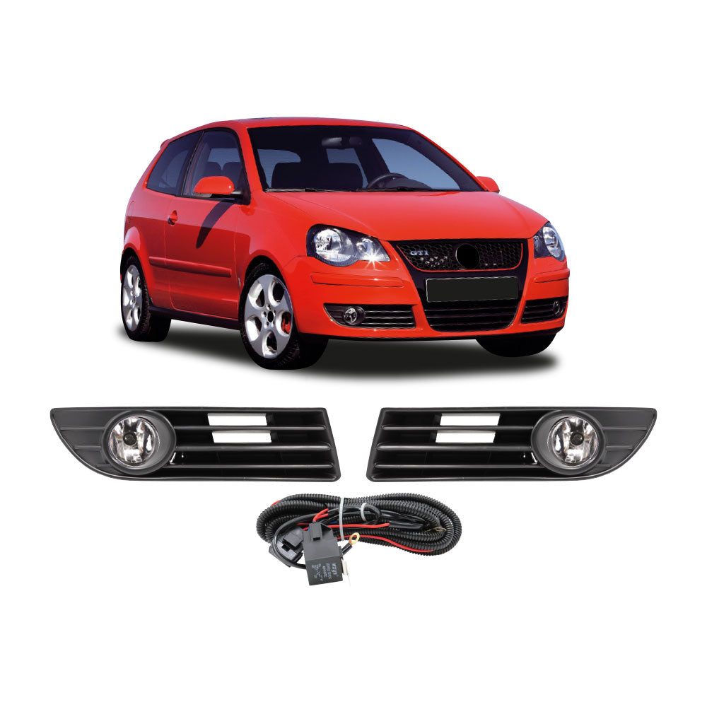 VW POLO 2005-2009 FOG LIGHTS WITH HOLDERS & WIRING