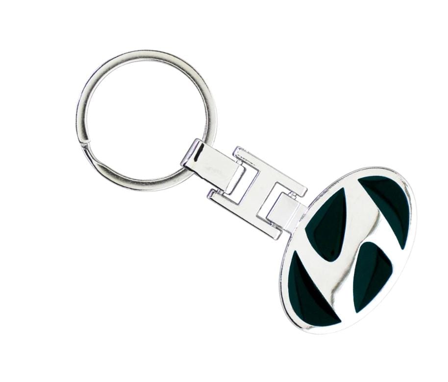 HYUNDAI METAL SWATCH KEYRING BLACK