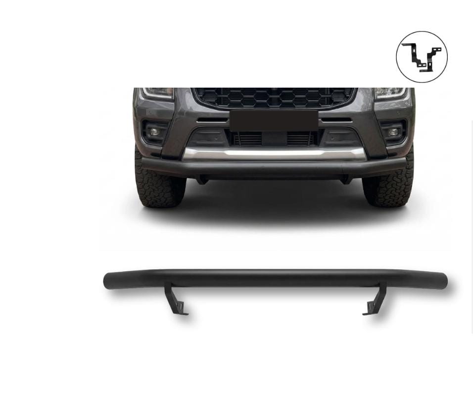 SUITABLE TO FIT RANGER 2023+ NEXT GEN FRONT STYLING BAR SINGLE TUBE BLACK