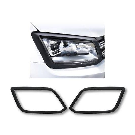AMAROK 2009-2022 HEADLIGHT TRIMS BLACK